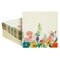 100-Pack Vintage Style Floral Paper Napkins for Garden Bridal Shower, Tea Party Decorations (6.5 x 6.5 In)
